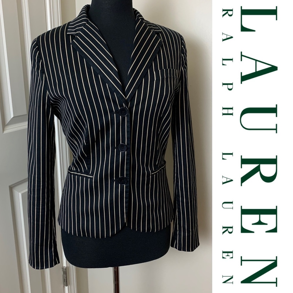 Lauren Ralph Lauren Pinstripes Blazer